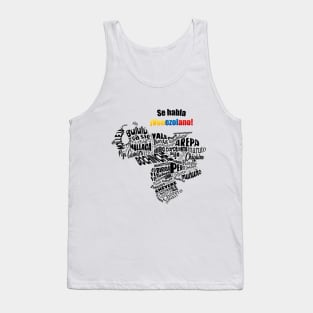 We speak Venezuelan - Word Art Tank Top